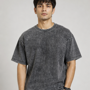 Oversized Acid wash plain Tshirt